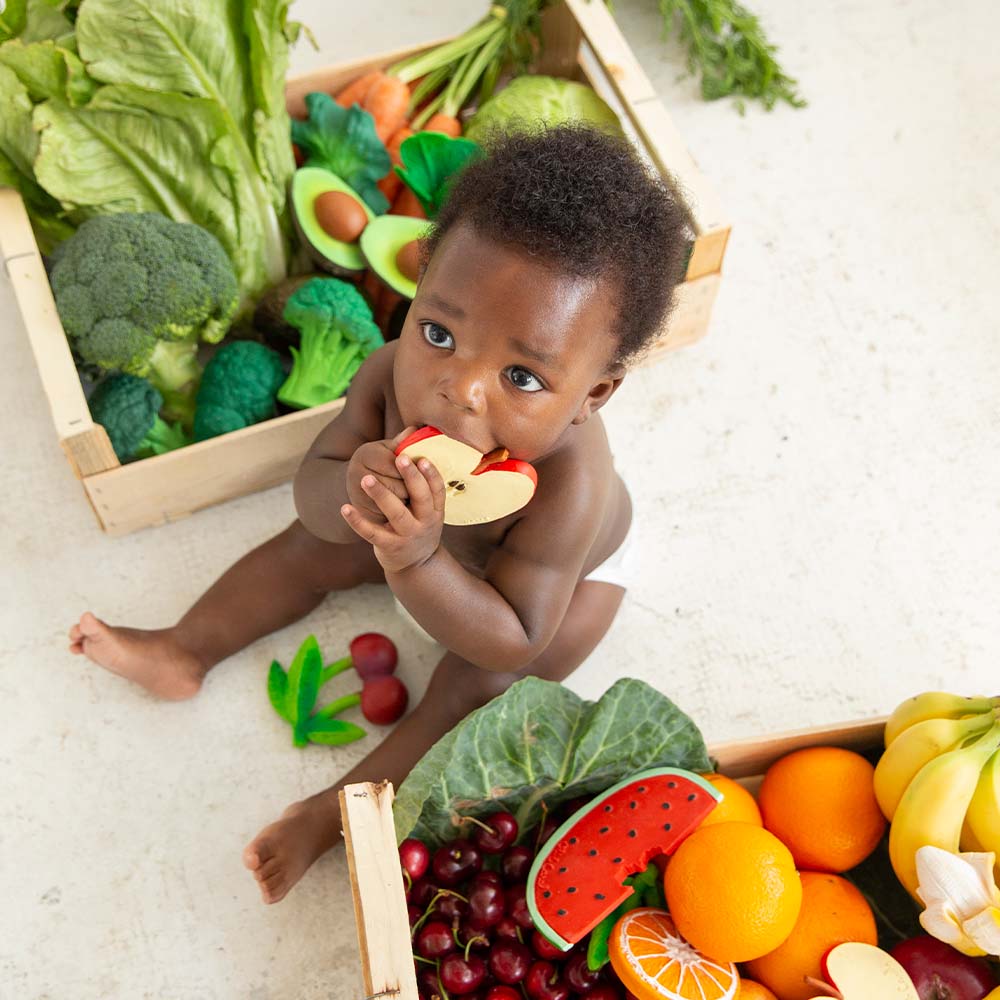 Mordedores para bebé y juguetes de baño Fruits & Veggies