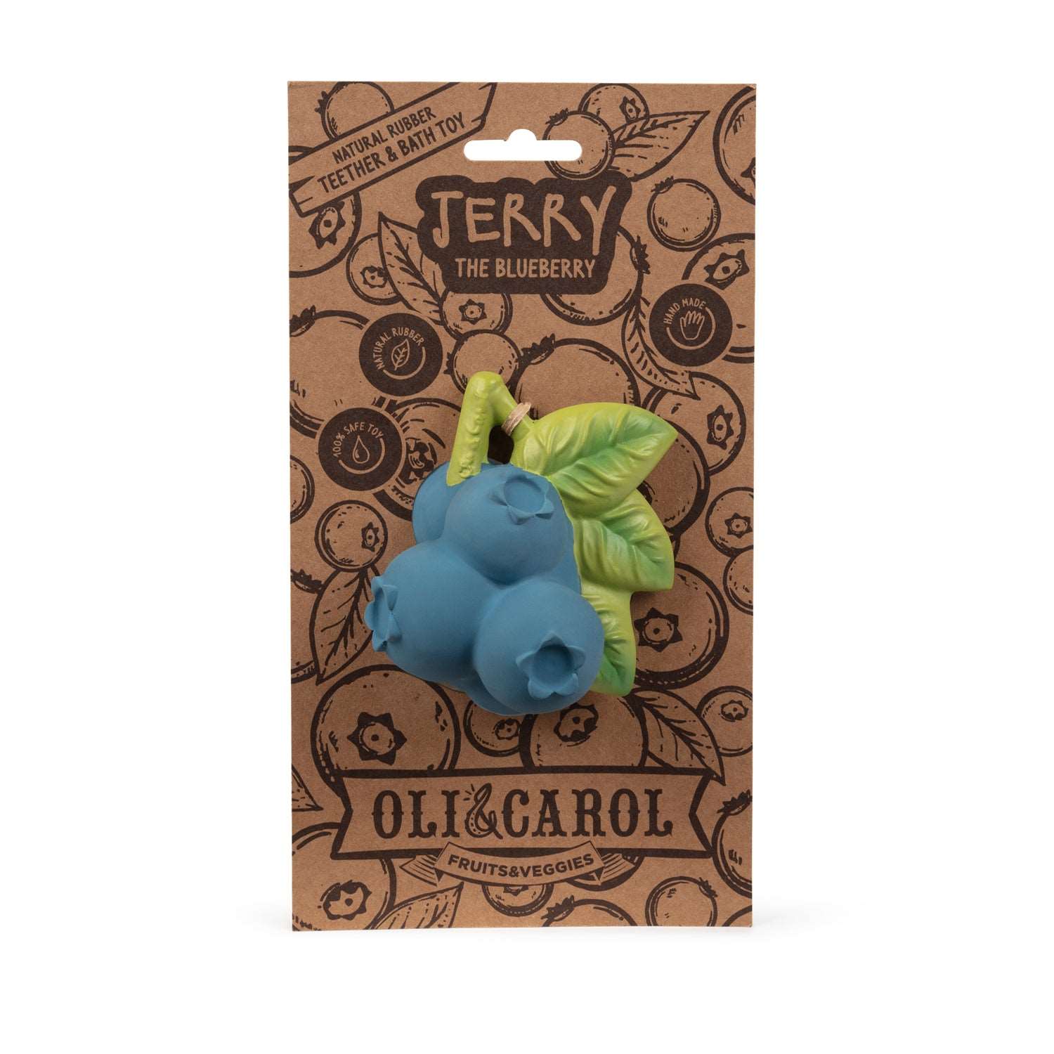 Jerry the Blueberry Baby Teether - Oli&Carol