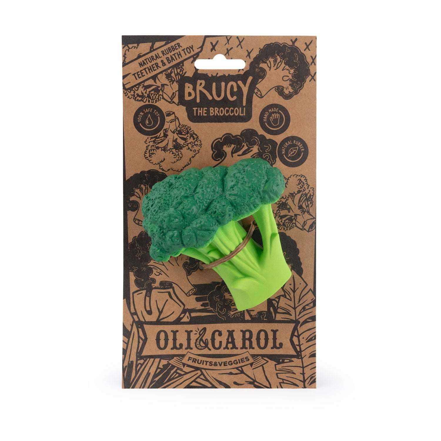 Brucy the Broccoli Baby Teether - Oli&Carol