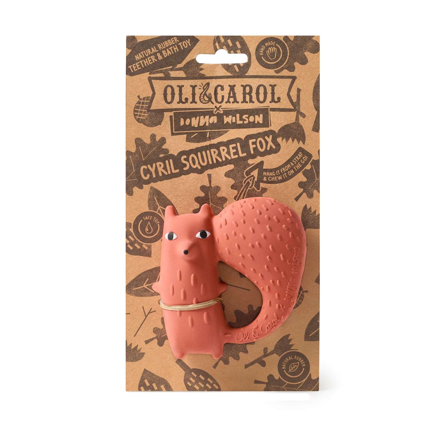 Cyril Squirrel Fox Baby Teether - Oli&Carol