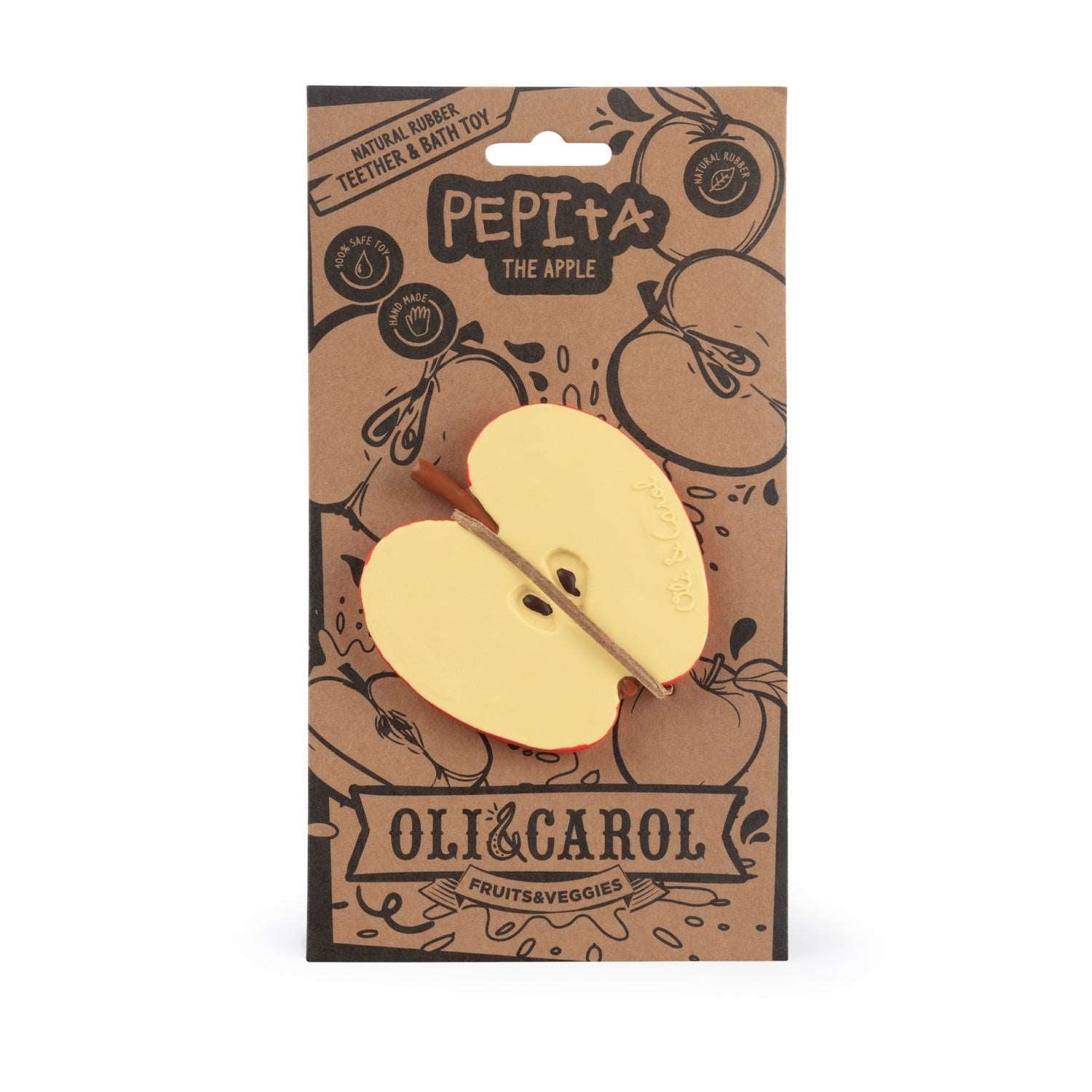 Pepita the Apple Baby Teether - Oli&Carol