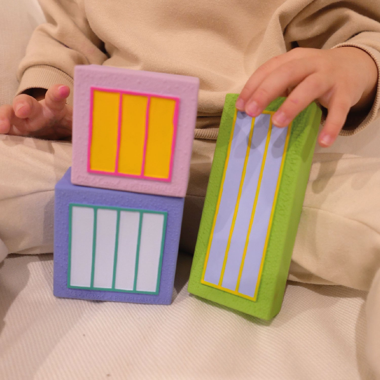 Baby Stacking Toy Blocks Cells - Oli&Carol