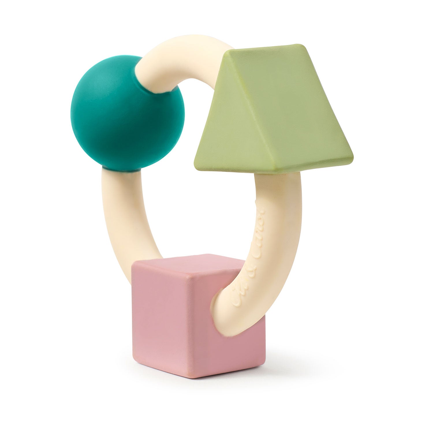 Teething Ring Soft Colors Baby Teether - Oli&Carol