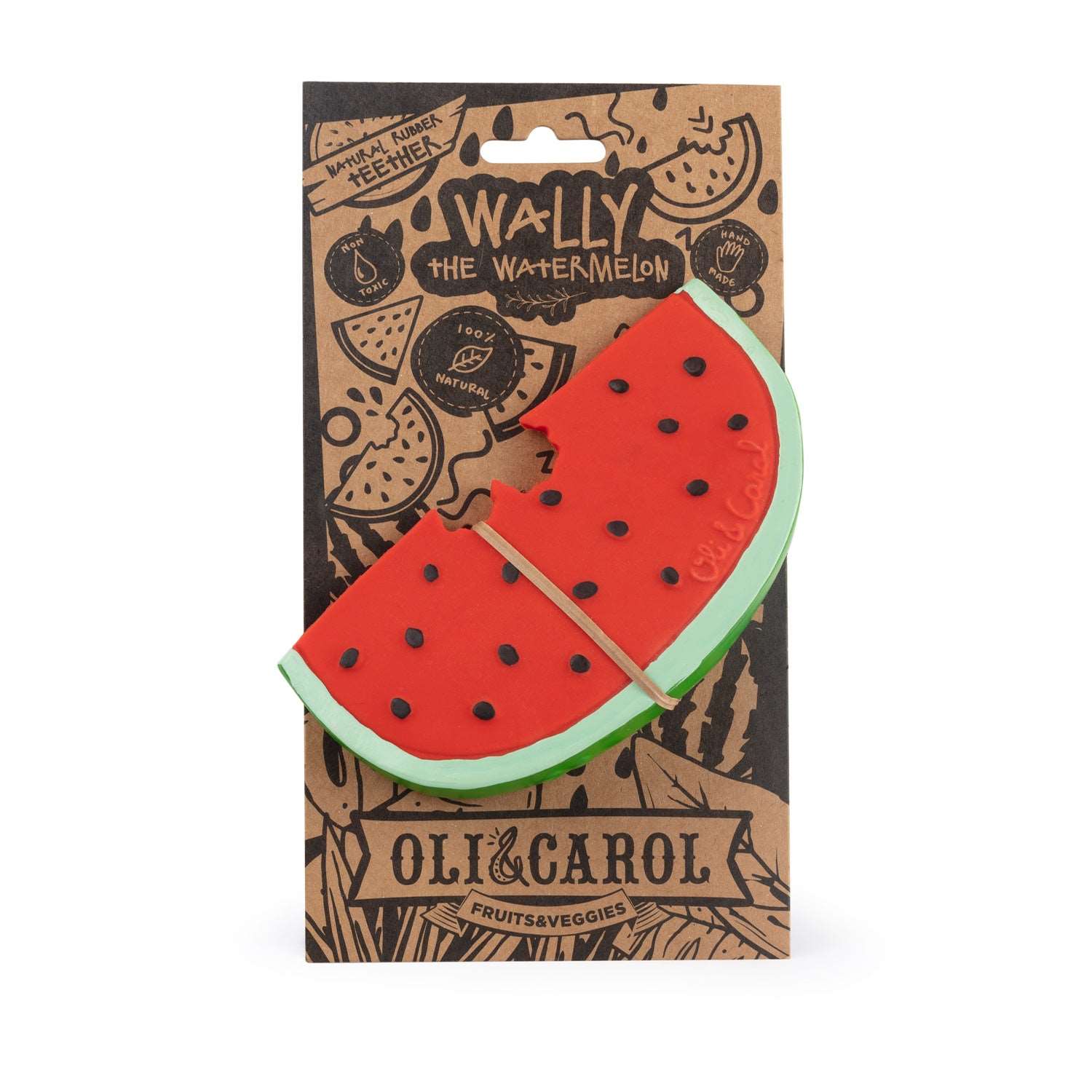 Wally the Watermelon Baby Teether - Oli&Carol