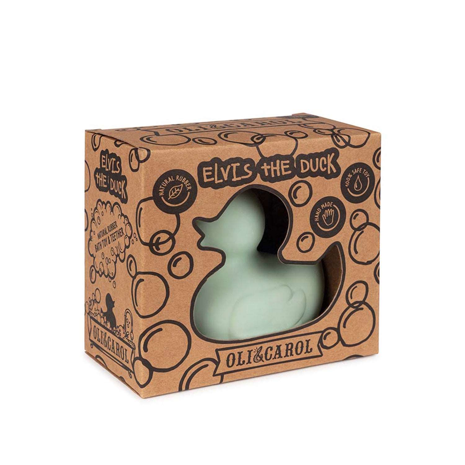 Elvis the Duck Mint Bath Toy - Oli&Carol