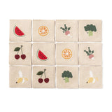 Fruits&Veggies Memory Game Cards - Oli&Carol