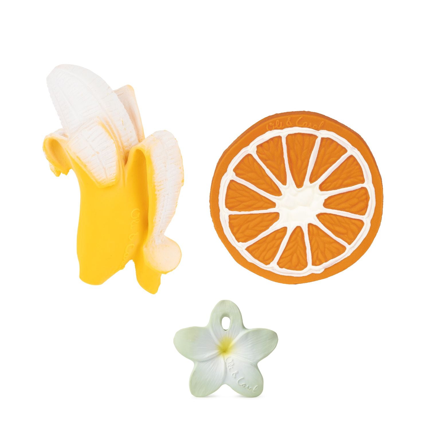 Newborn Gift Set 2 Teethers + 1 Mini Teether - Oli&Carol