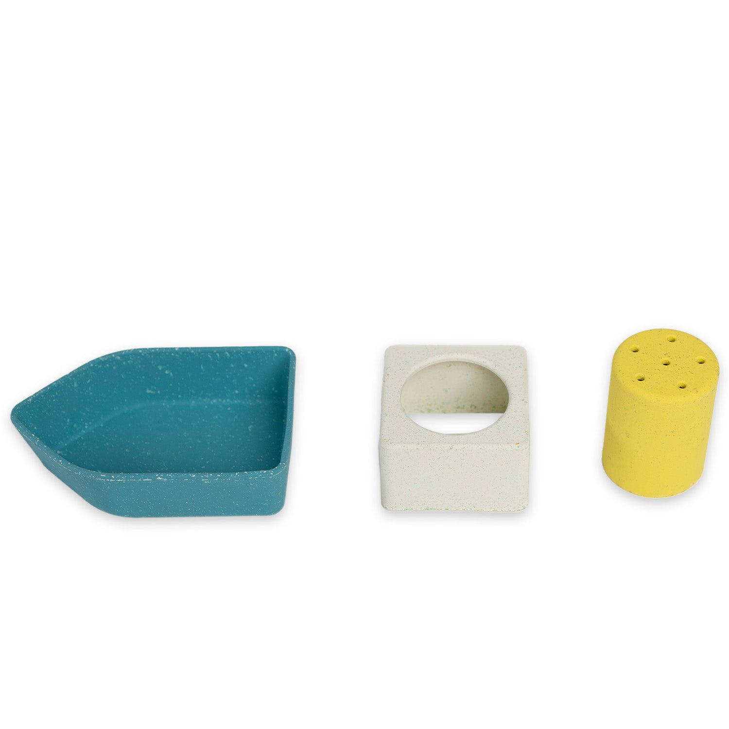 Upcycled Rubber Bath Toy Boat Yellow - Oli&Carol