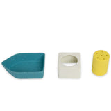 Upcycled Rubber Bath Toy Boat Yellow - Oli&Carol