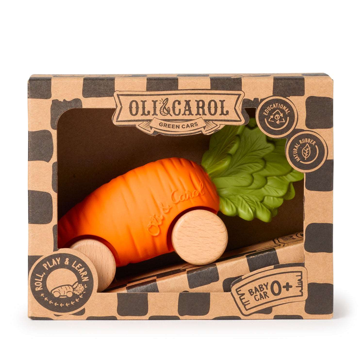 Cathy The Carrot Baby Car Toy - Oli&Carol