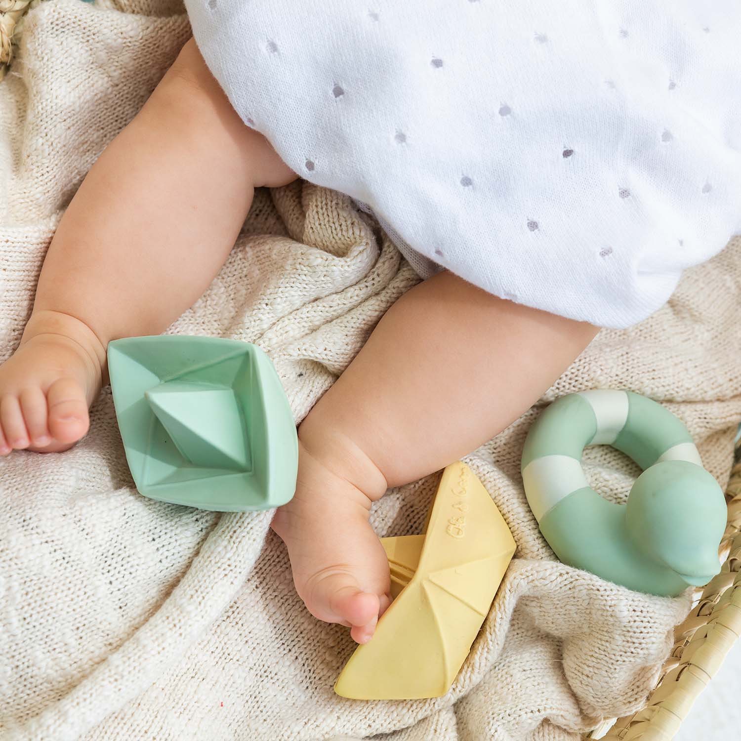 Origami Boat Vanilla Bath Toy - Oli&Carol