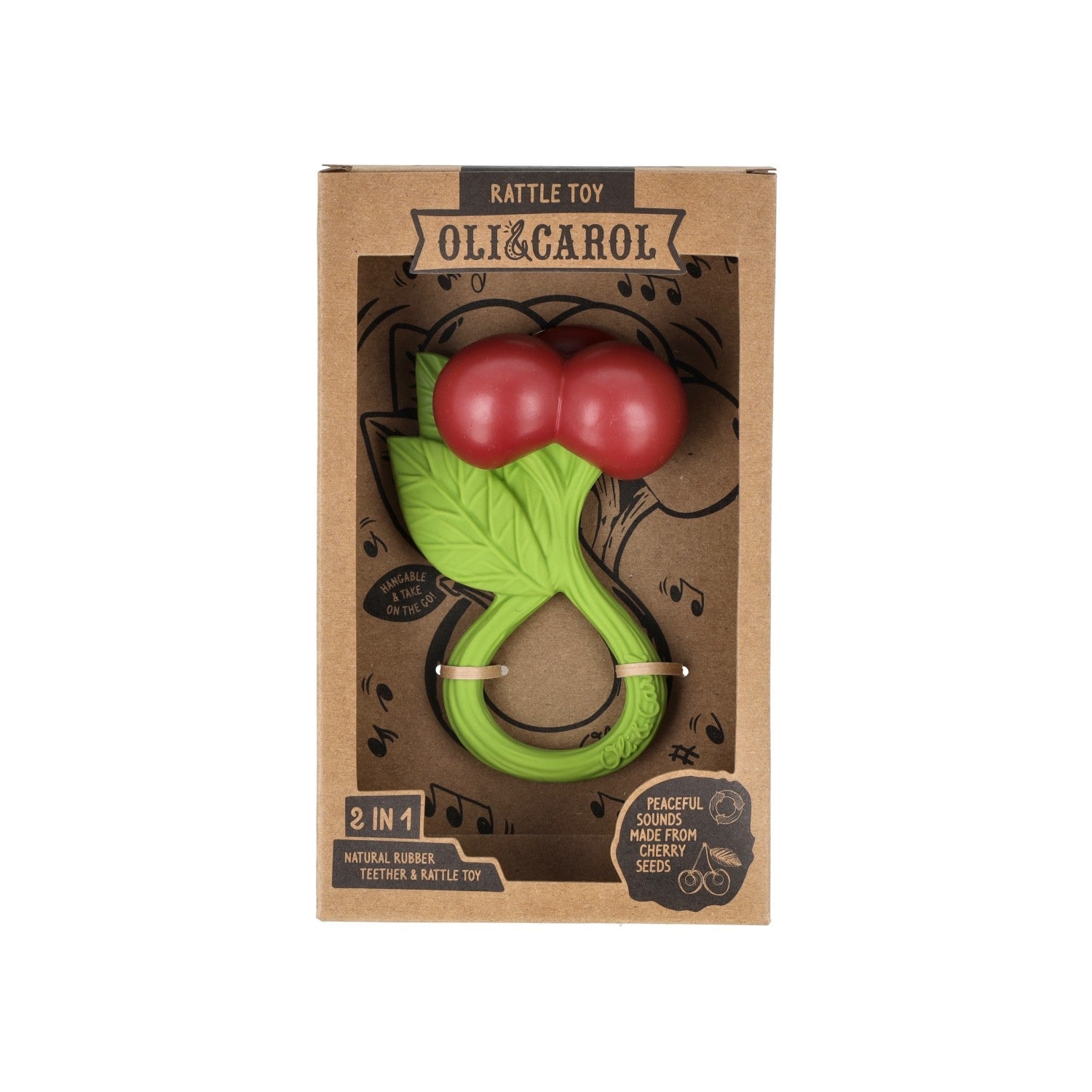 Cherry Rattle Toy - Oli&Carol