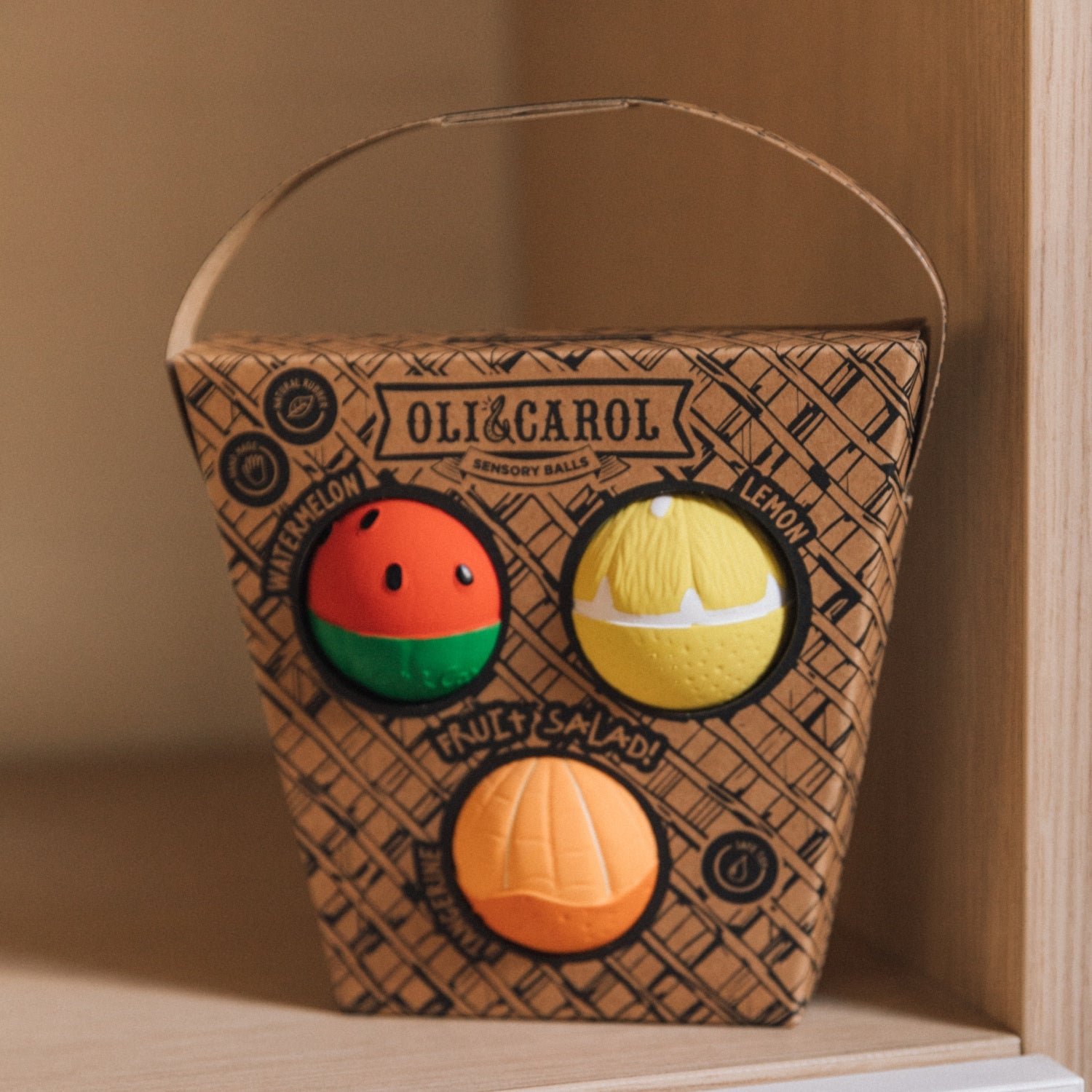 Fruit Salad Baby Sensory Balls - Oli&Carol