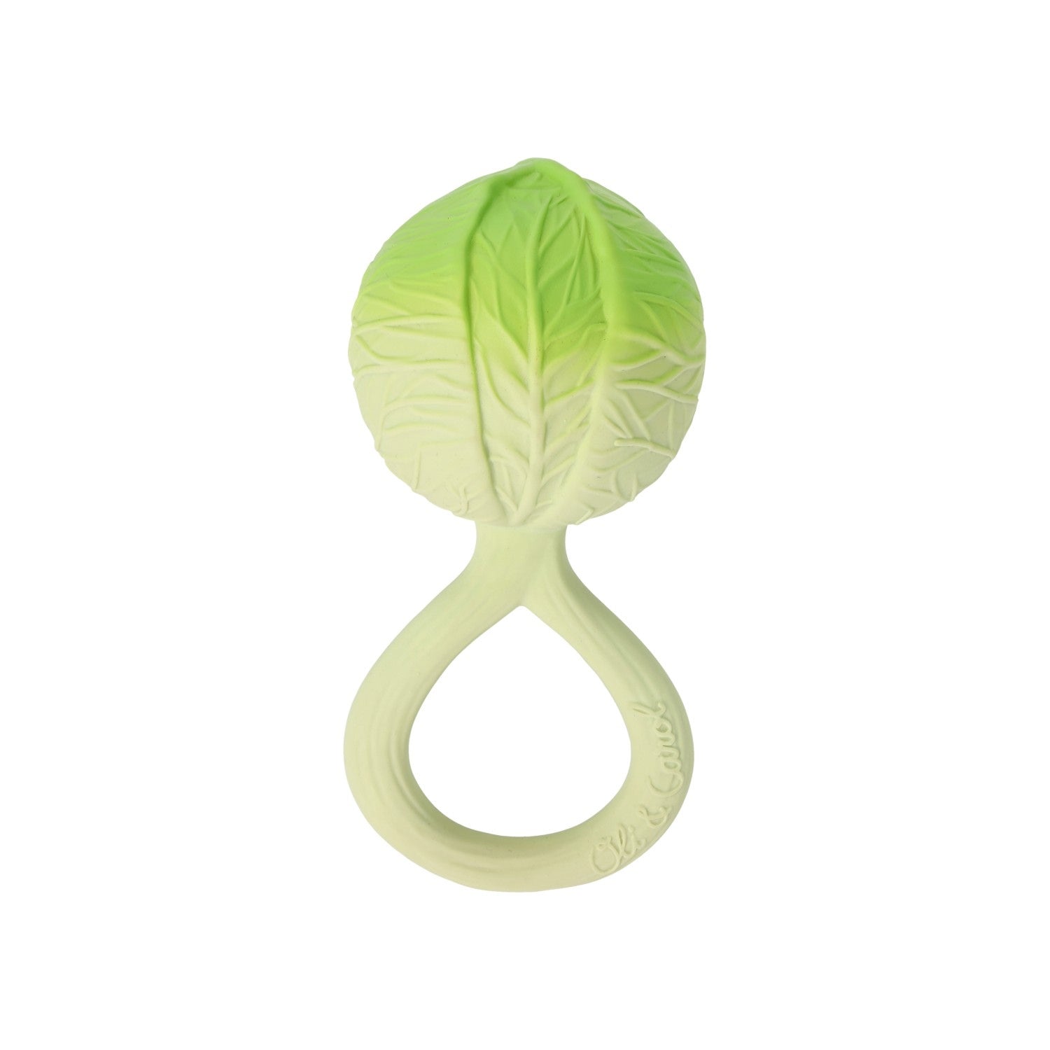 Green Cabbage Rattle Toy - Oli&Carol