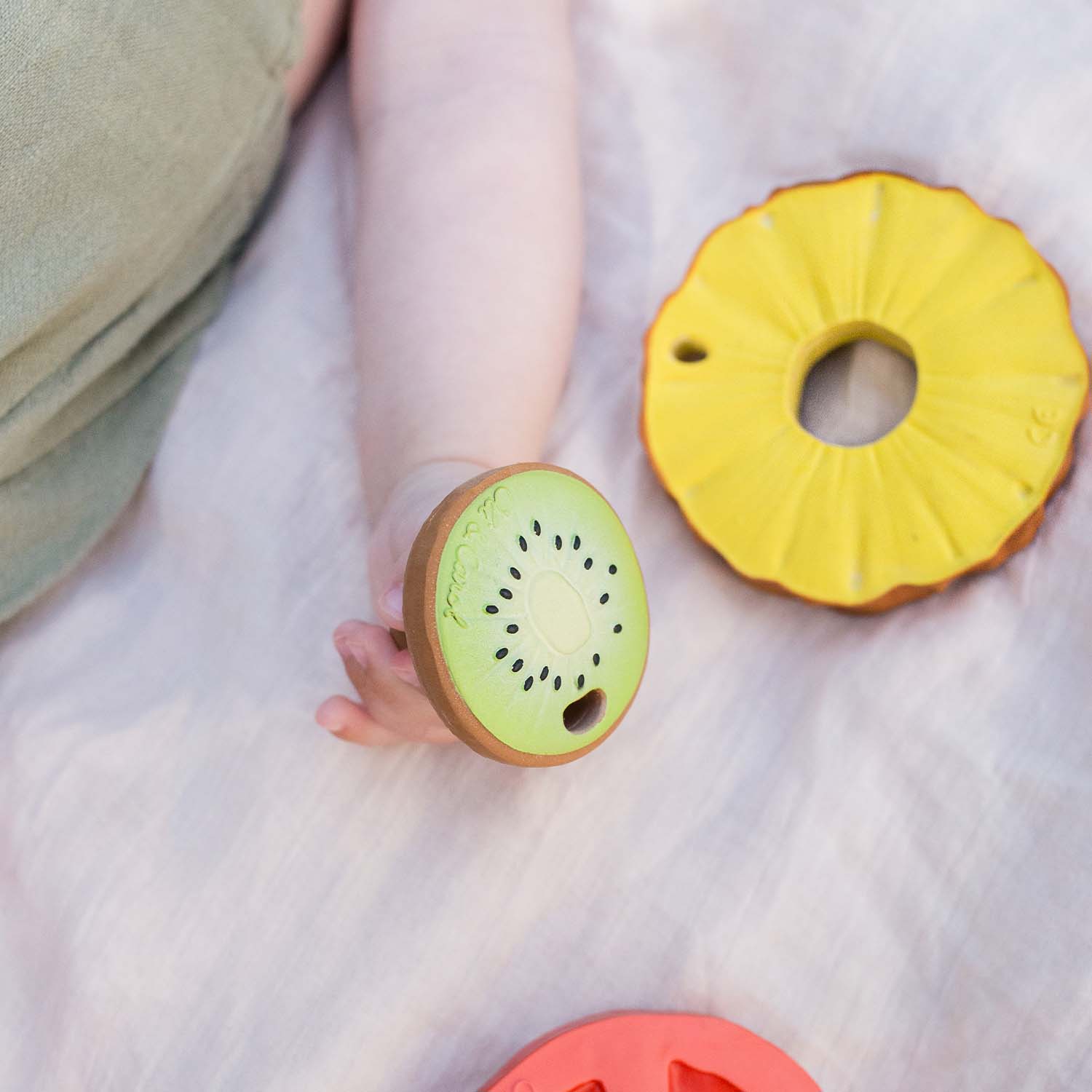 Jose Antonio the Kiwi Mini Baby Teether - Oli&Carol