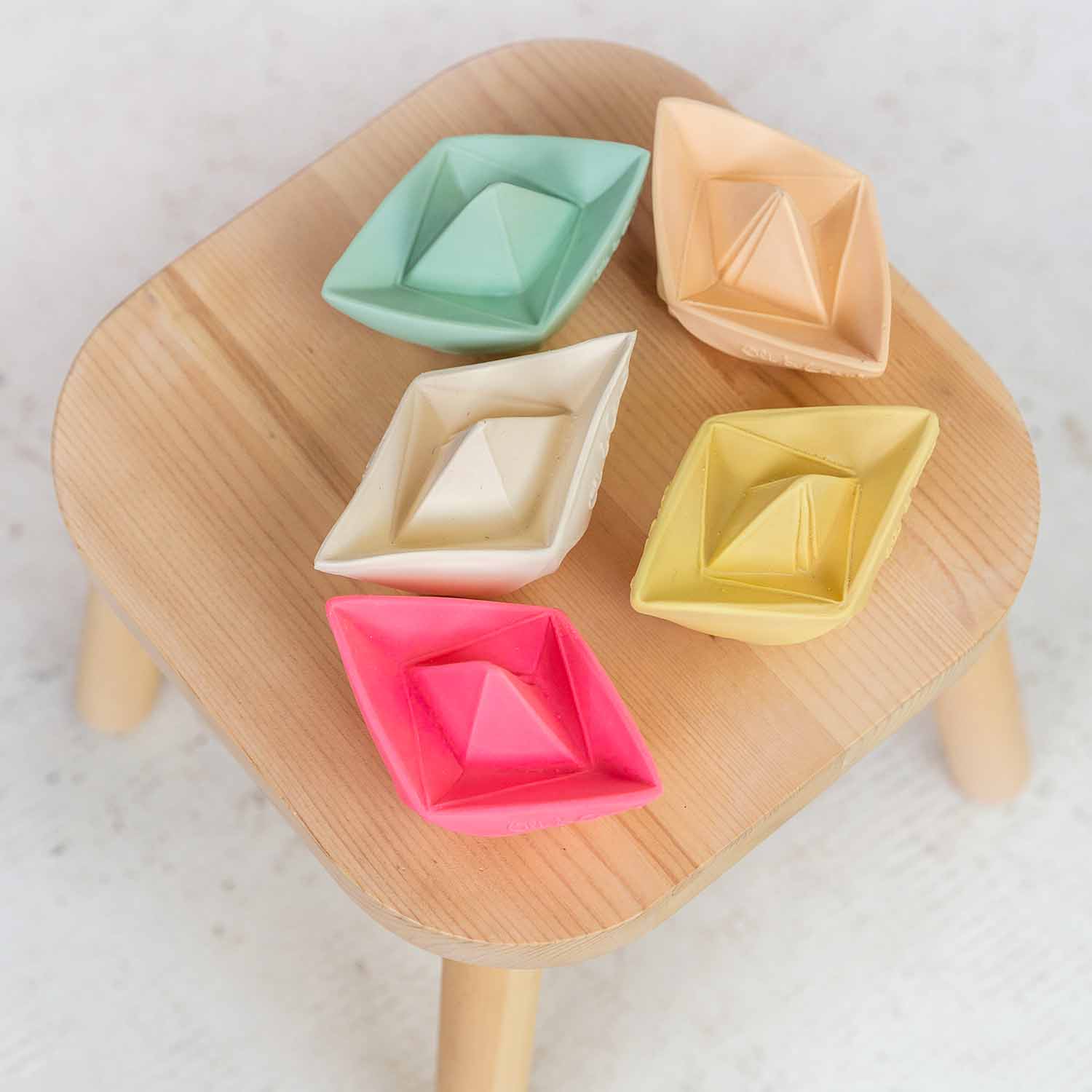 Origami Boat Nude Bath Toy - Oli&Carol