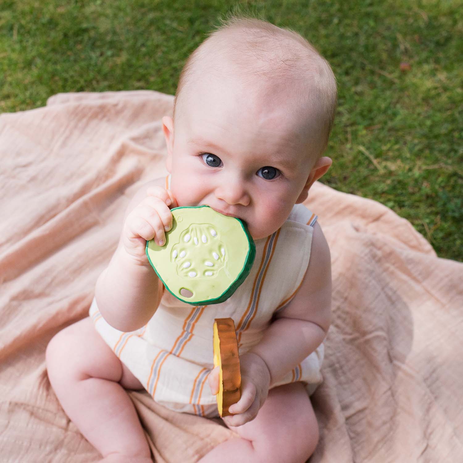 Pepino the Cucumber Baby Teether - Oli&Carol