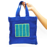 Fabric Handbag Blue Cell - Oli&Carol