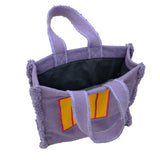 Fabric Handbag Purple Cell - Oli&Carol
