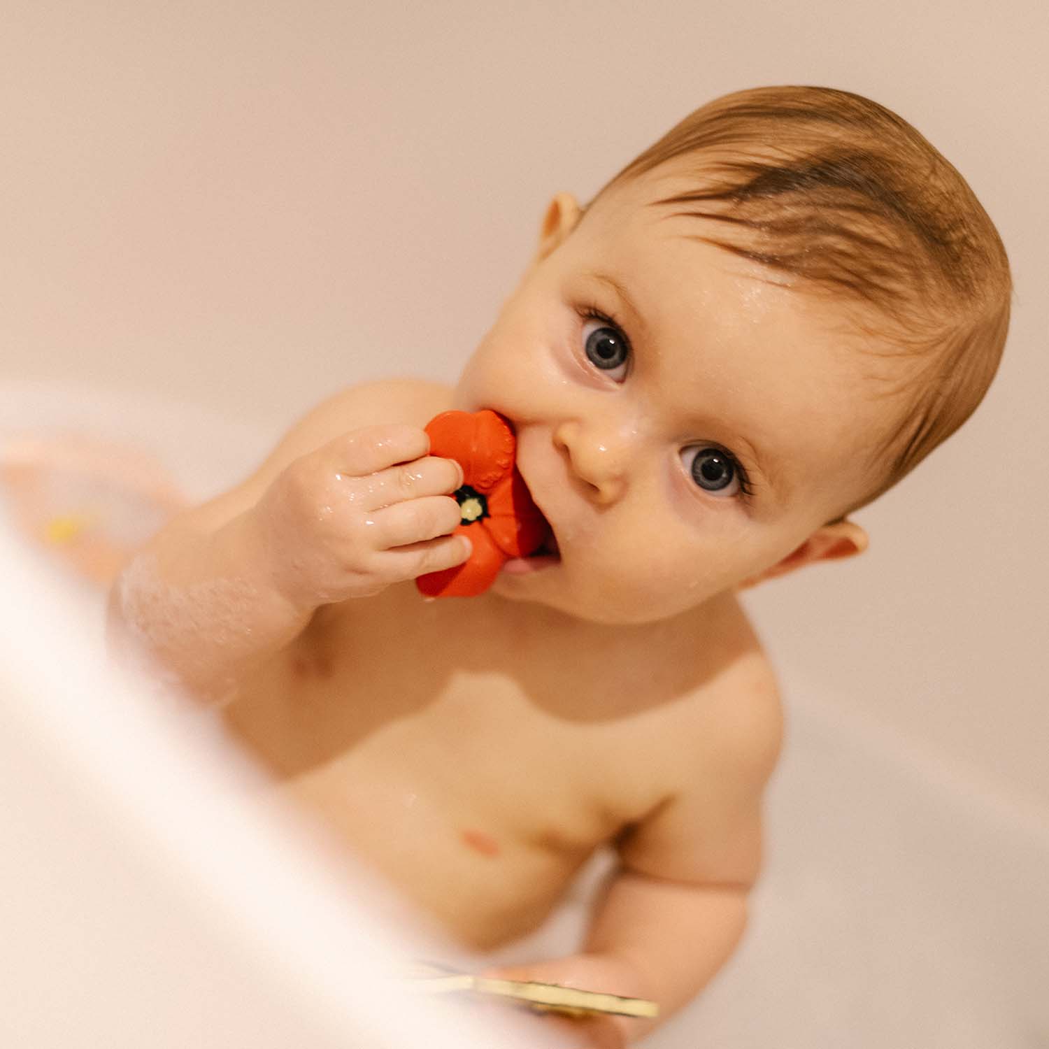 Pop the Poppy Mini Baby Teether - Oli&Carol