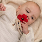 Pop the Poppy Mini Baby Teether - Oli&Carol