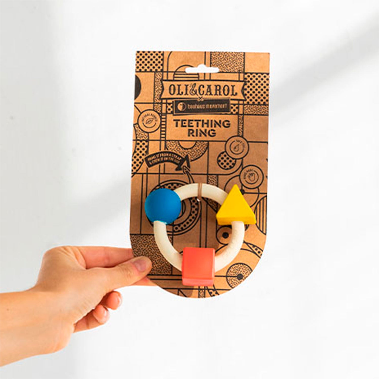 Teething Ring Basic Colors Baby Teether - Oli&Carol