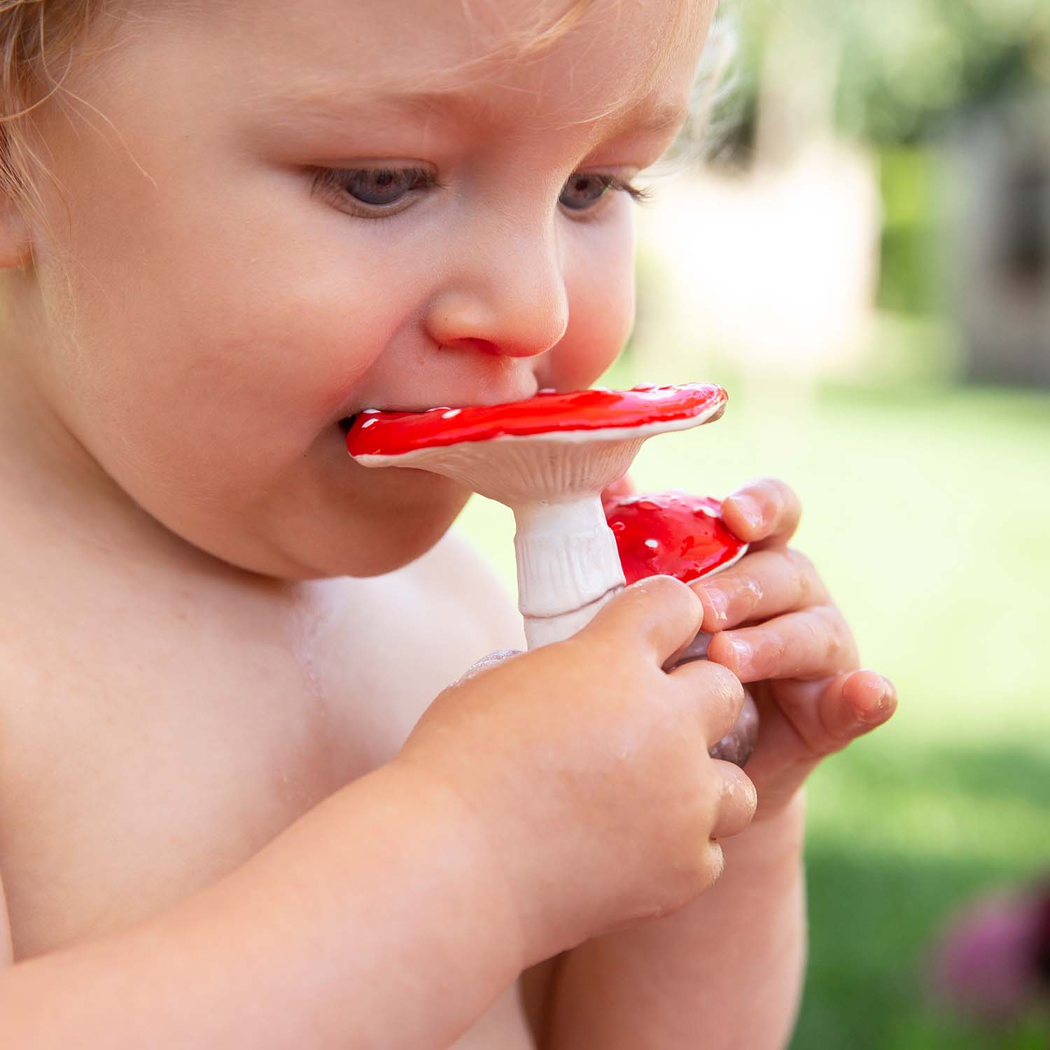 Spot the Mushroom Baby Teether - Oli&Carol