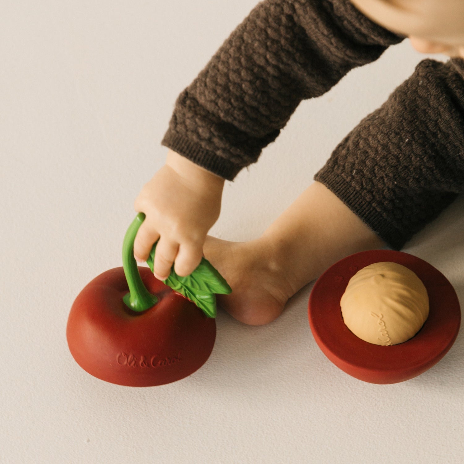 Cherry Stacking Toy & Rattle Ball - Oli&Carol