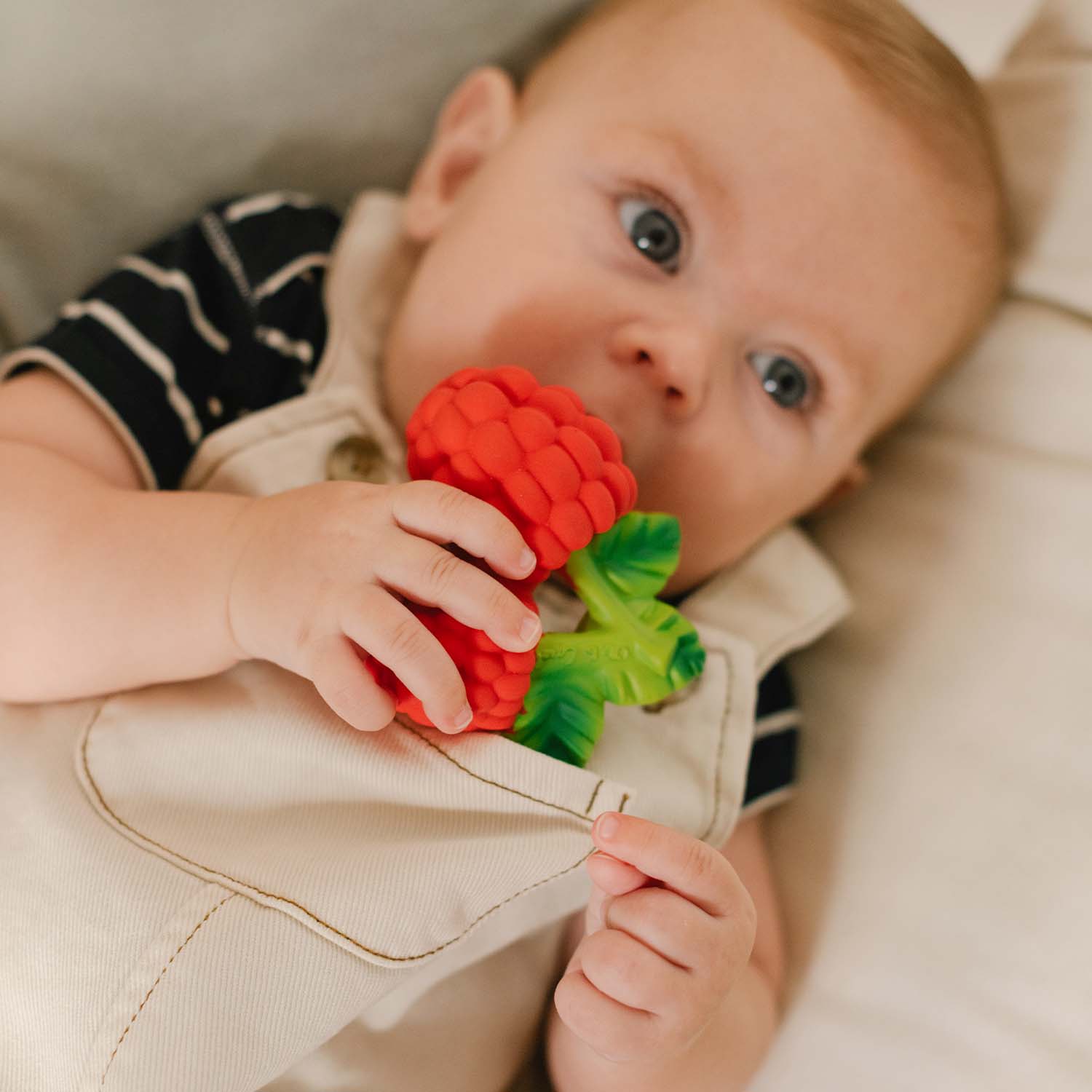 Valery the Raspberry Baby Teether - Oli&Carol