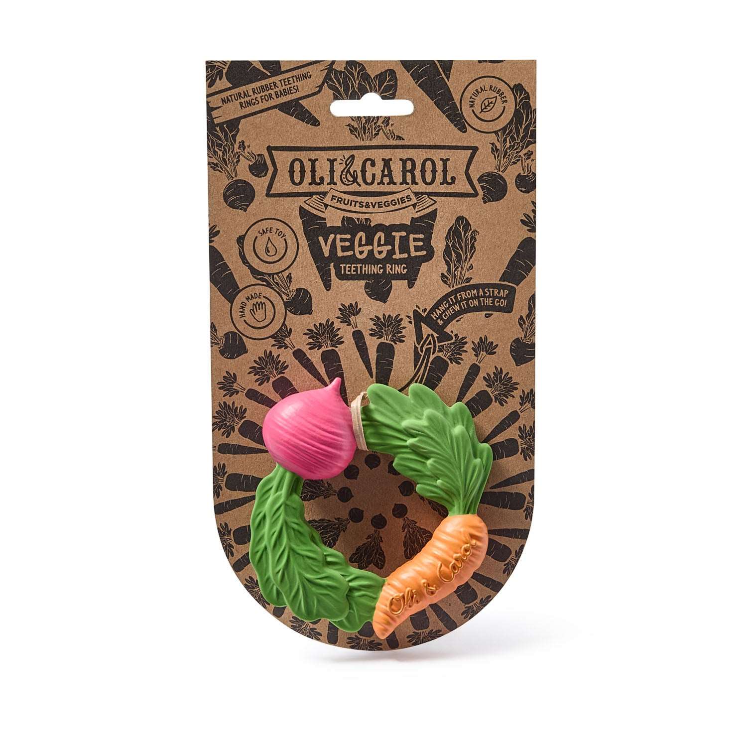 Veggie Teething Ring - Oli&Carol