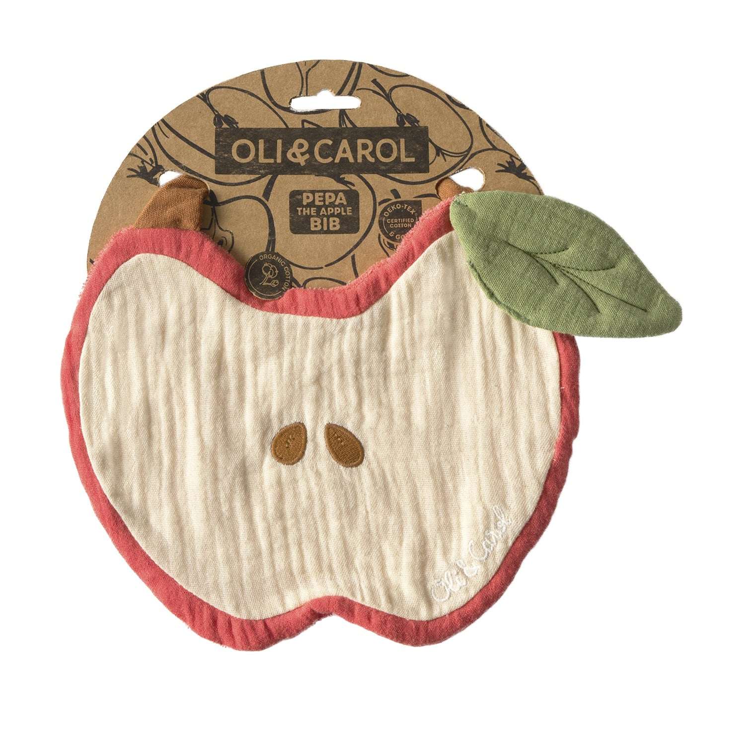 Pepa The Apple Bib - Oli&Carol