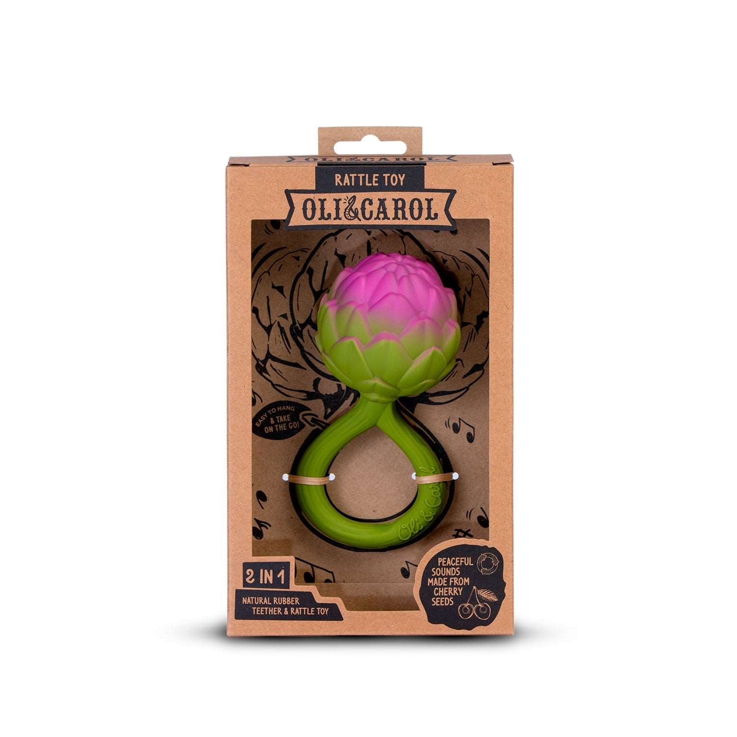 Artichoke Rattle Toy | Oli&Carol