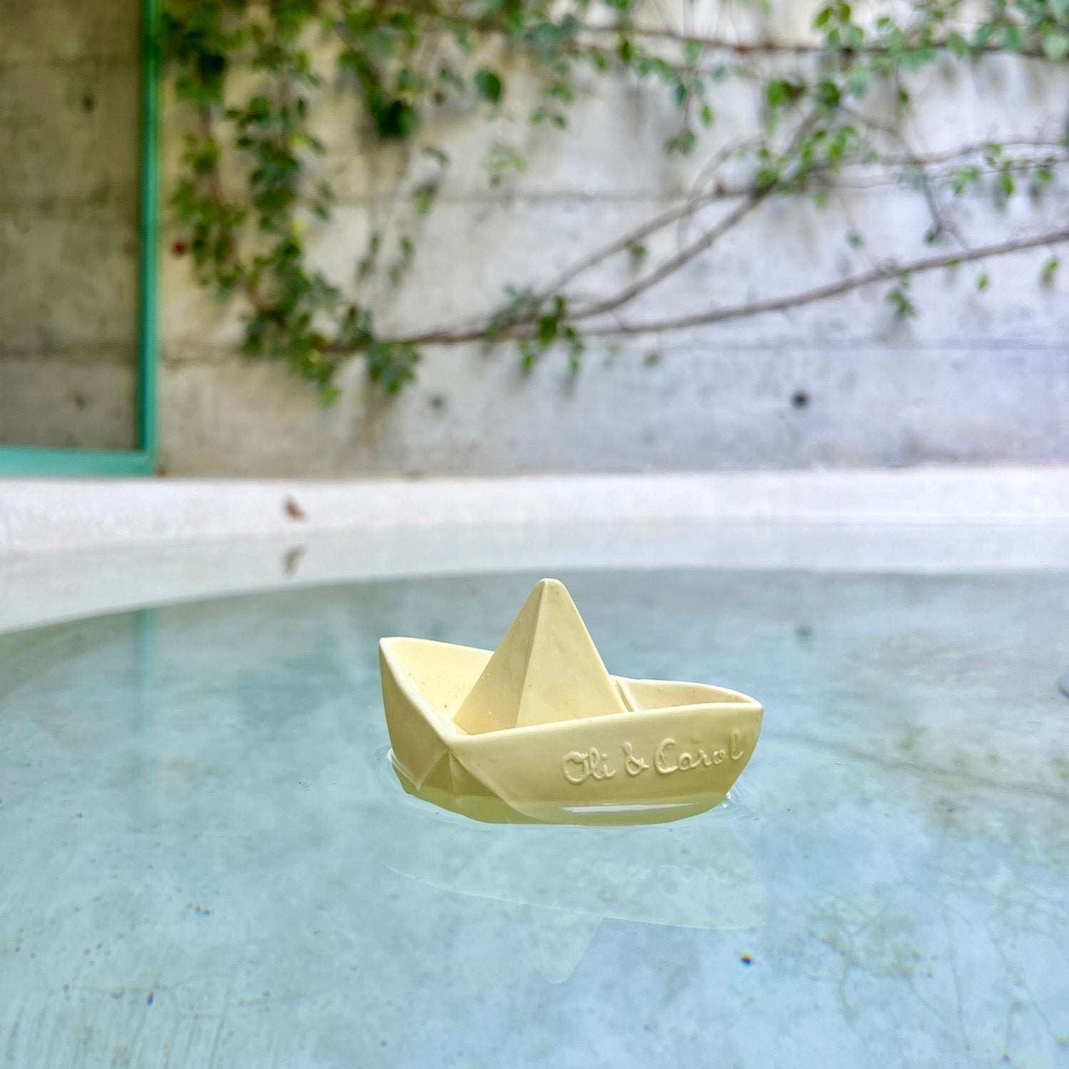 Origami Boat Vanilla Bath Toy
