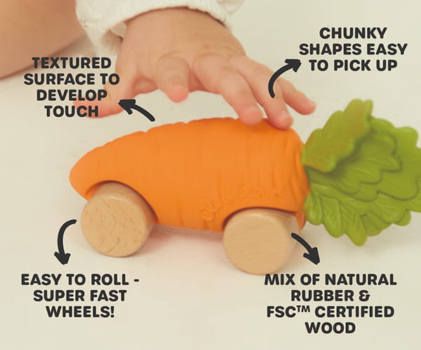 Cathy The Carrot Baby Car Toy – Oli&Carol