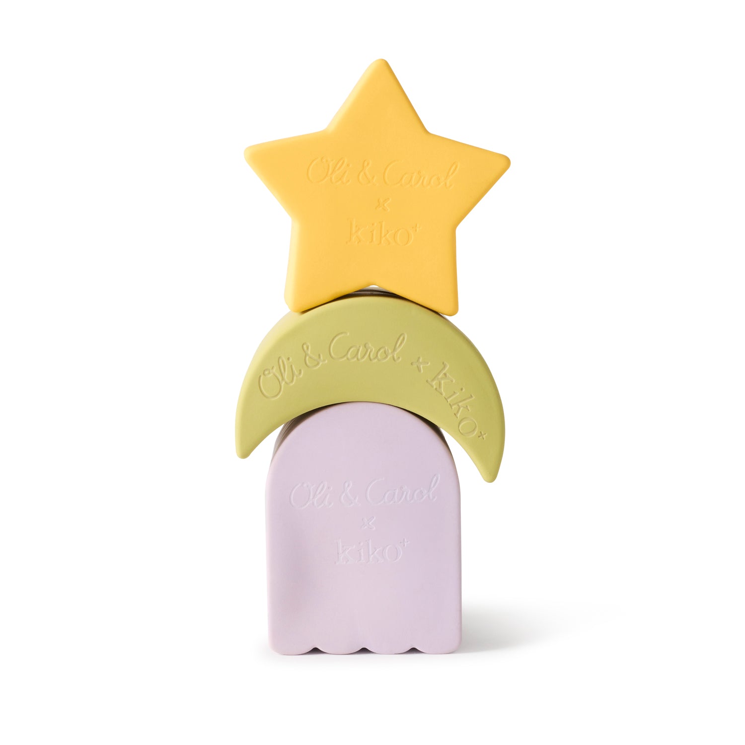 3 Geometric Figures Star Baby Stacking Toy Blocks | Oli&Carol