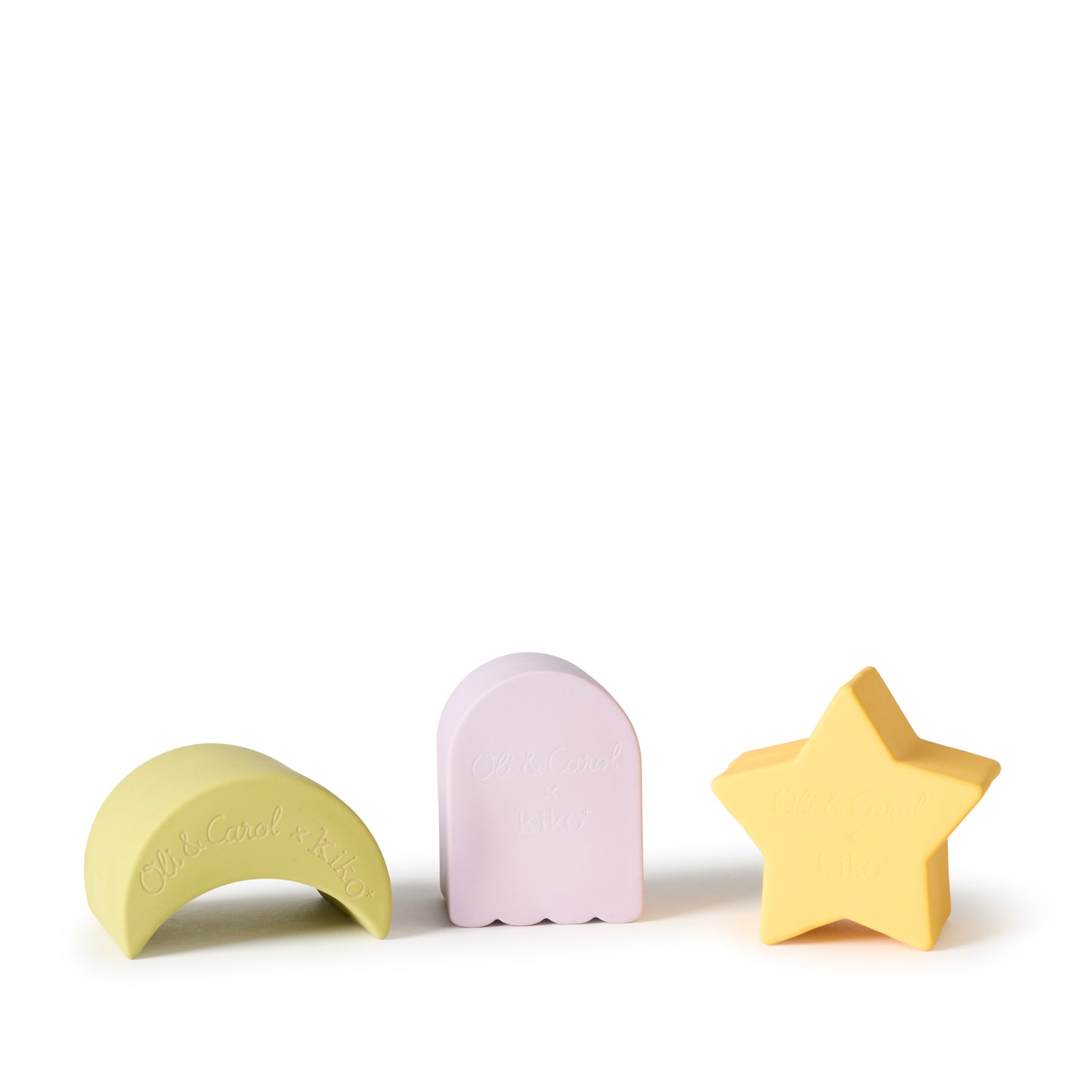 3 Geometric Figures Star Baby Stacking Toy Blocks - Oli&Carol