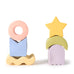 6 Geometric Figures Baby Stacking Toy Blocks - Oli&Carol