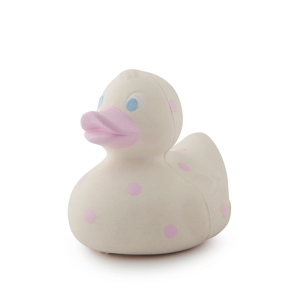 Elvis the Duck Pink Dots Bath Toy - Oli&Carol