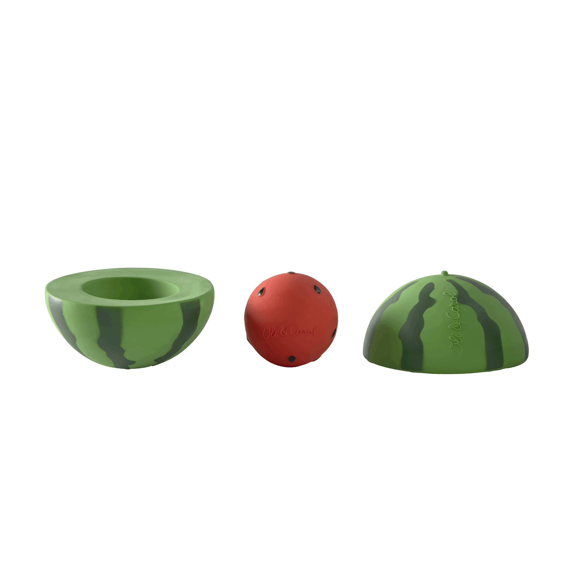 Watermelon Stacking Toy & Rattle Ball - Oli&Carol