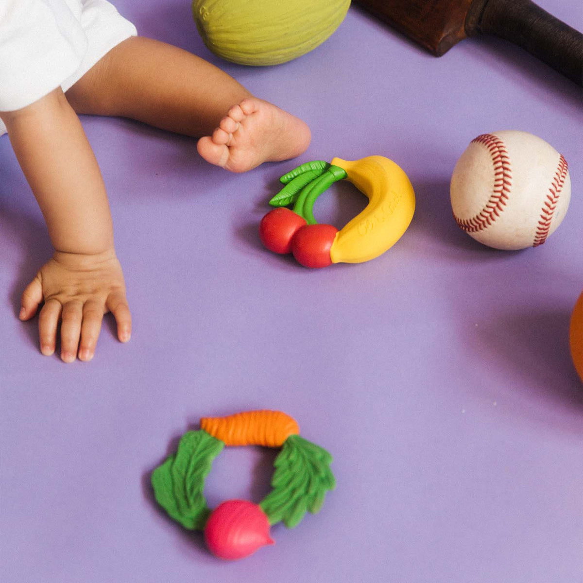 Flavored Teething Rings Fruit Teething Ring | Oli&Carol