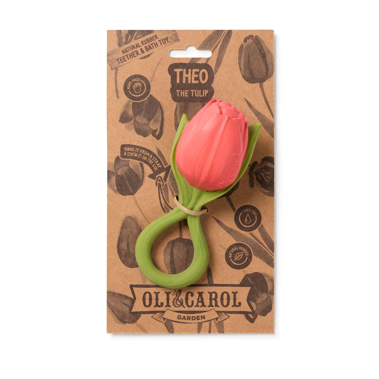 Theo the Tulip Baby Teether - Oli&Carol