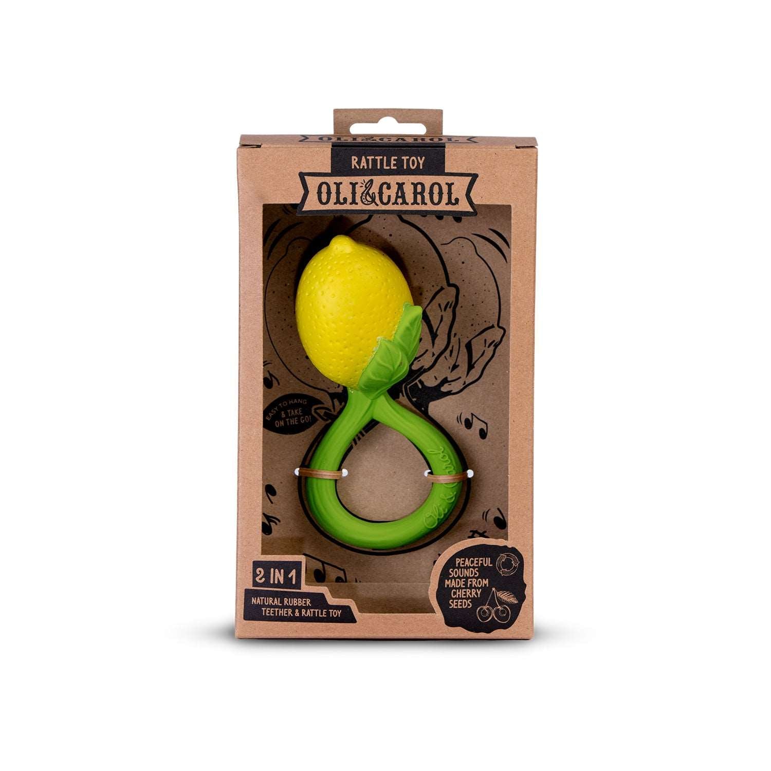 Lemon Rattle Toy - Oli&Carol