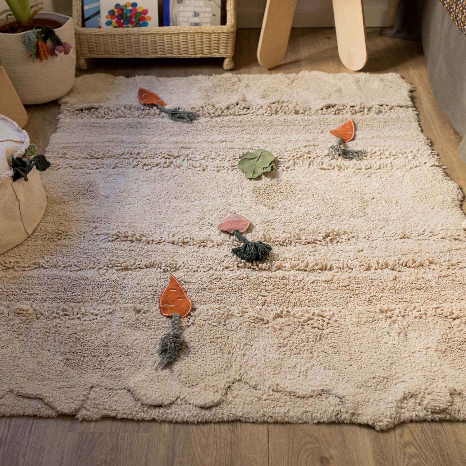 Lorena Canals Washable Play Rug Path of Nature - Natural - Cotton