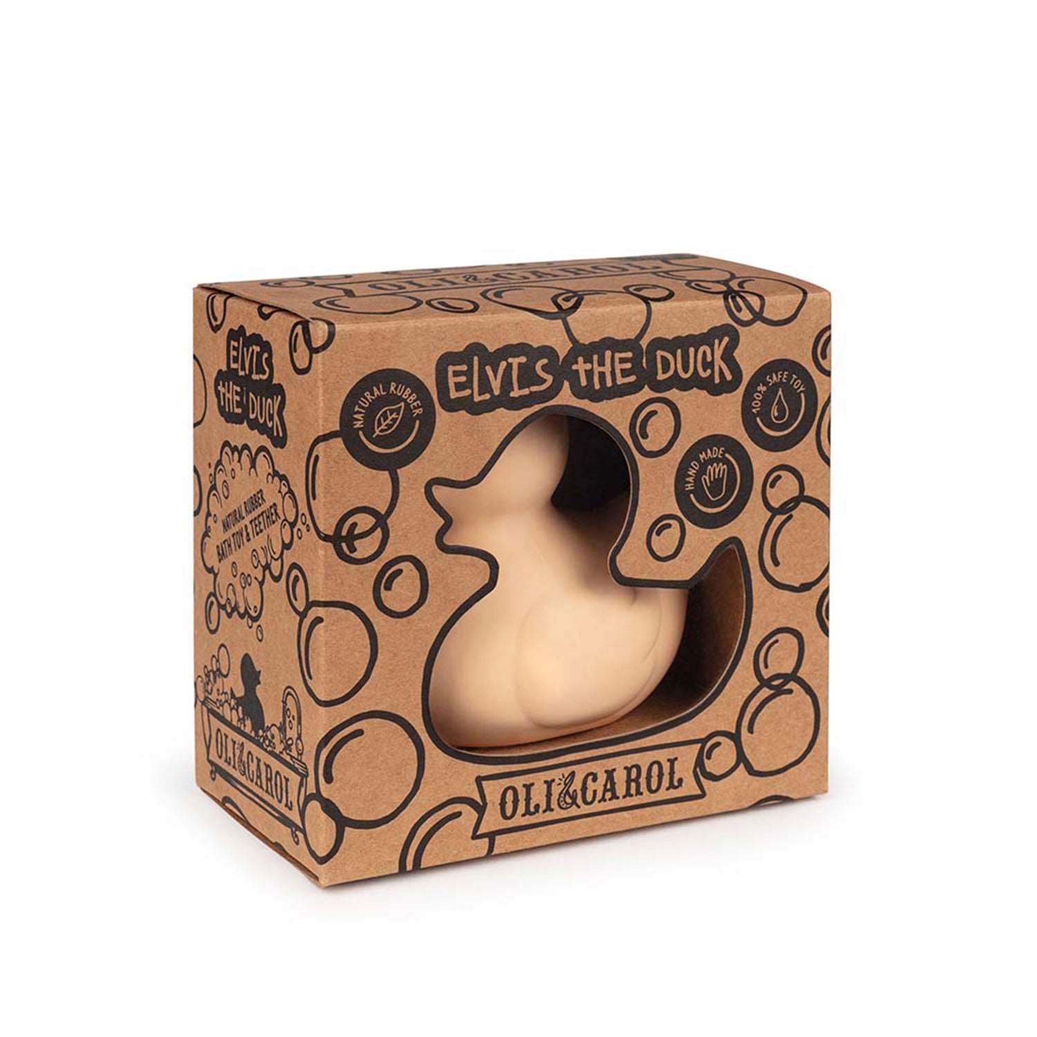 Elvis the Duck Nude Bath Toy