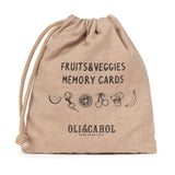 Fruits&Veggies Memory Game Cards - Oli&Carol