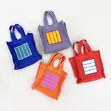 Fabric Handbag Orange Cell - Oli&Carol