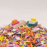 Upcycled Rubber Bath Toy Boat Yellow - Oli&Carol