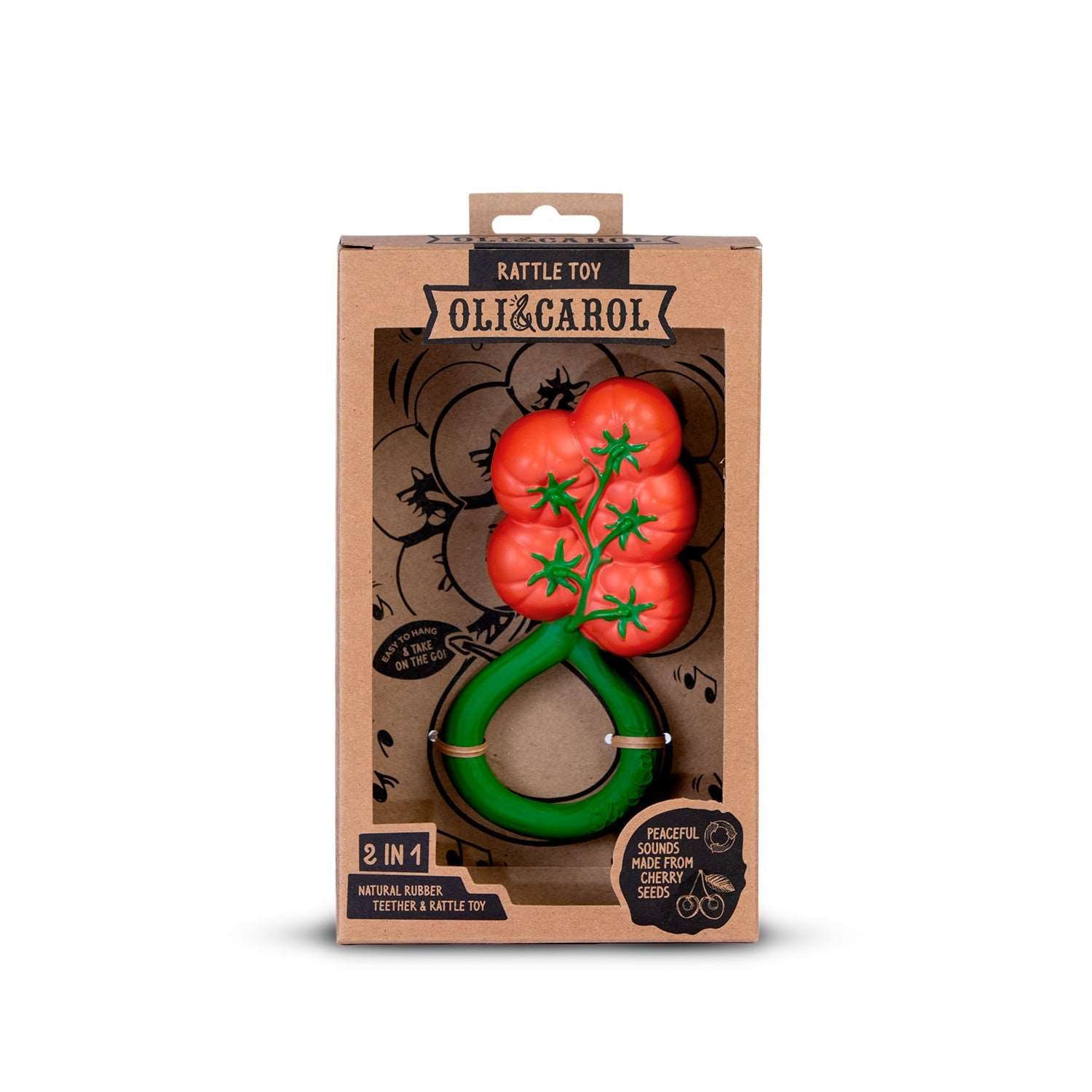 Tomato Rattle Toy - Oli&Carol