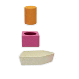 Upcycled Rubber Bath Toy Boat Orange - Oli&Carol