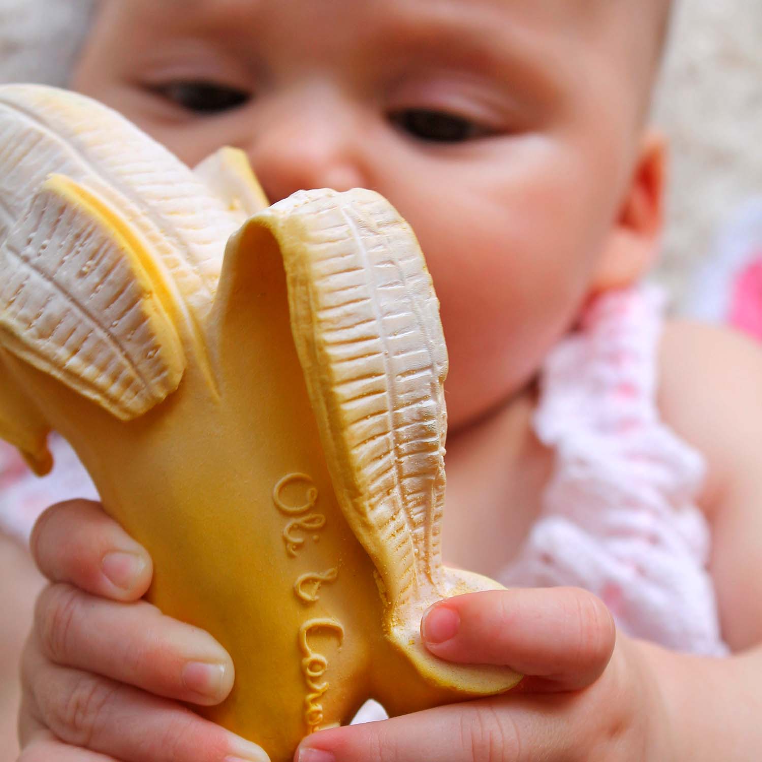 Banana teething clearance ring